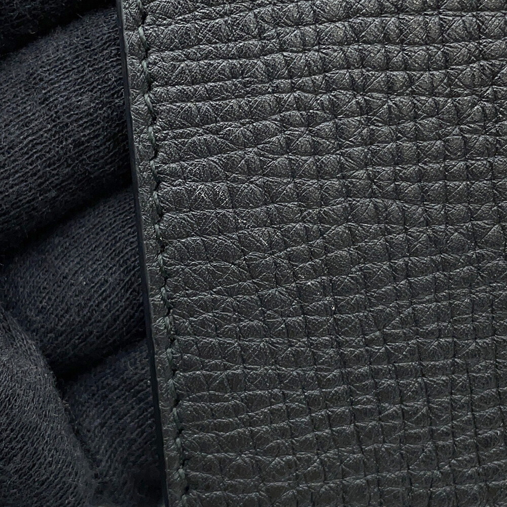 Bottega Veneta Shoulder Bag Angle Palmerato Leather Black - Picture 9 of 12